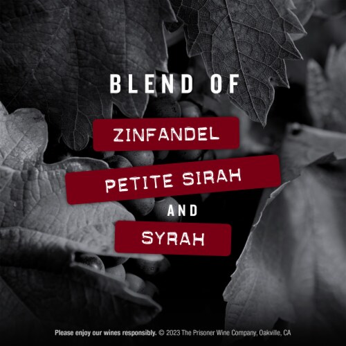 The Prisoner Wine Company Saldo Zinfandel Red Wine Perspective: bottom