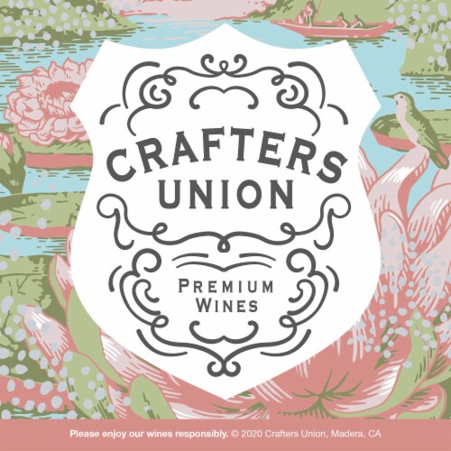 Crafters Union Rose Wine Can Perspective: bottom