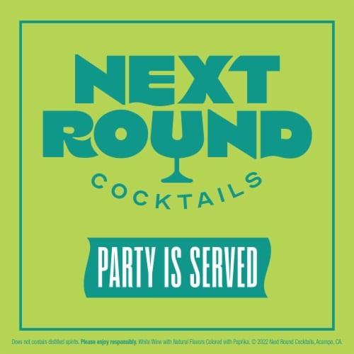 Next Round Cocktails Salted Lime Margarita White Wine Premixed Cocktail Box Perspective: bottom