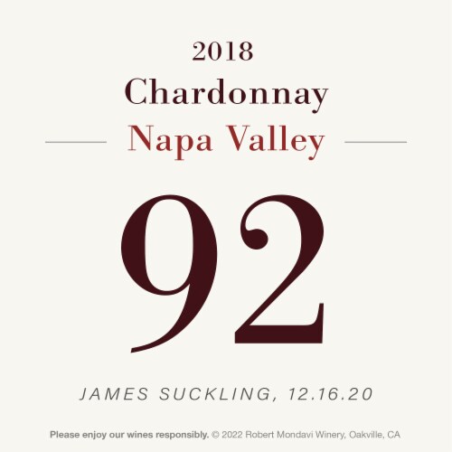 Robert Mondavi Winery Napa Valley Chardonnay White Wine Perspective: bottom