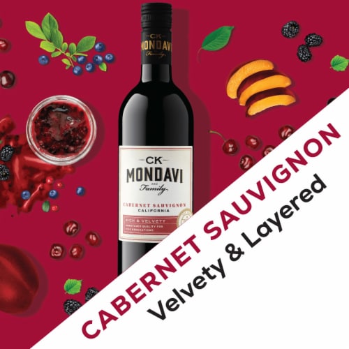 Ck Mondavi Cabernet Sauvignon California Red Wine Perspective: bottom