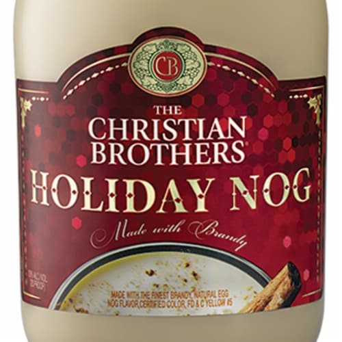 Christian Brothers Egg Nog Cocktail Perspective: bottom