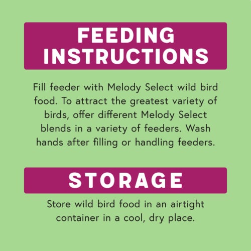Morning Song® Melody Select™ Waste Free Nut & Fruit Bird Food Perspective: bottom