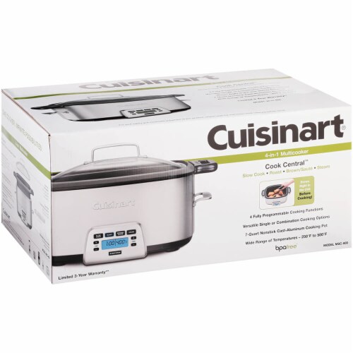  Cuisinart MSC-800 7-Quart 4-in-1 Cook Central Multicooker,  Stainless Steel/Black: Slow Cookers: Home & Kitchen