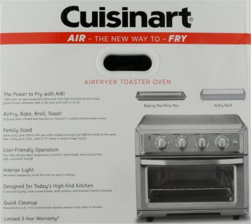 Cuisinart AirFryer Toaster Oven - Silver Perspective: bottom