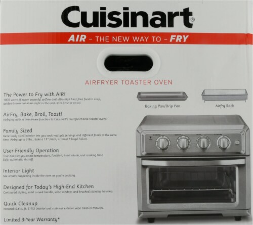 Cuisinart AirFryer Toaster Oven - Silver Perspective: bottom