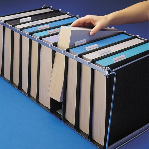 Smead Two Inch Capacity Box Bottom Hanging File Folders Letter Green 25/Box 65090 Perspective: bottom