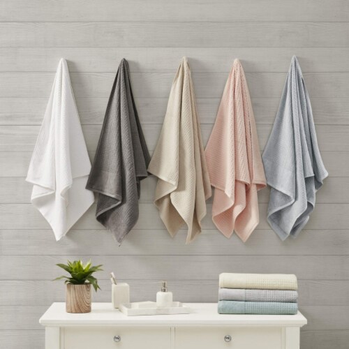 Madison Park Signature - 800GSM 100% Cotton 8 Piece Towel Set - Grey