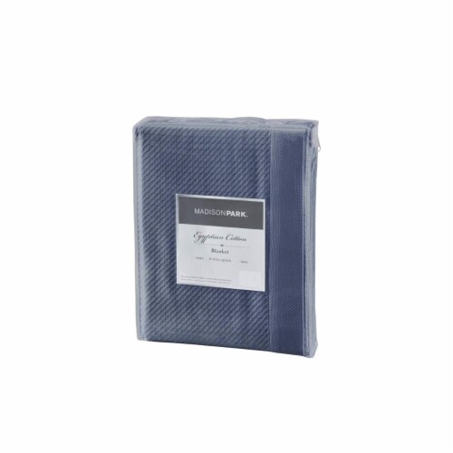 Madison Park Egyptian Cotton Blanket Full/Queen Perspective: bottom