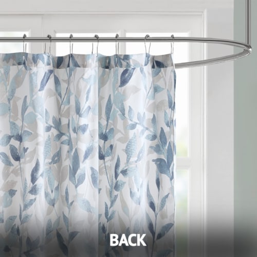 Madison Park Essentials Polyester Shower Curtain MPE70-872 Perspective: bottom