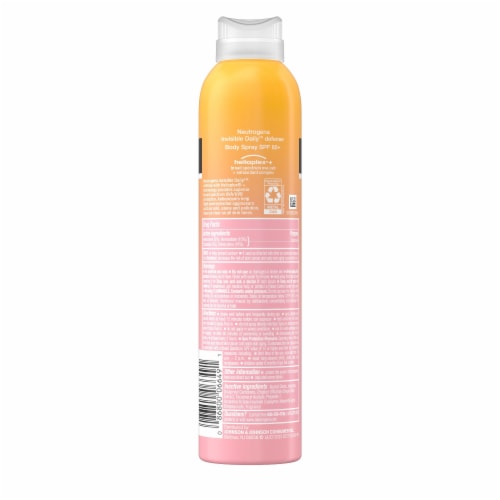 Neutrogena Invisible Daily Defense Sunscreen Spray, Broad Spectrum SPF 60+, Water Resistant Perspective: bottom