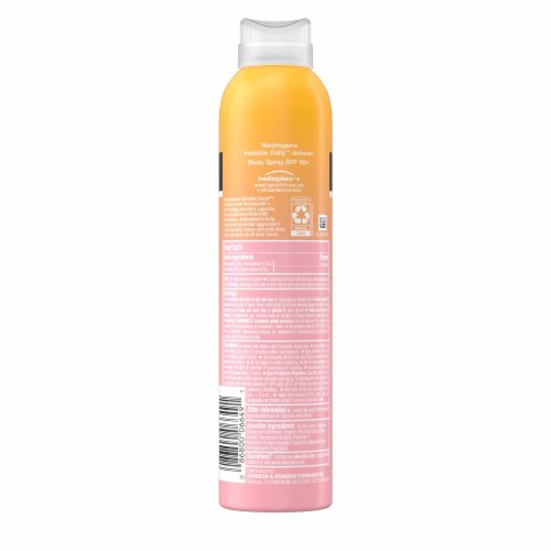 Neutrogena Invisible Daily Defense Sunscreen Spray, Broad Spectrum SPF 60+, Water Resistant Perspective: bottom