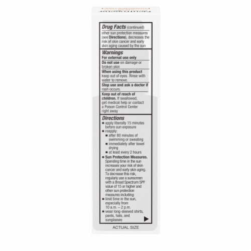 Neutrogena Clear Face Serum Sunscreen Broad Spectrum SPF 60+, Fragrance-Free with Green Tea Perspective: bottom