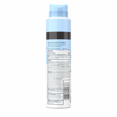 Neutrogena Ultra Sheer Body Mist Sunscreen Spray Broad Spectrum SPF 30 Perspective: bottom