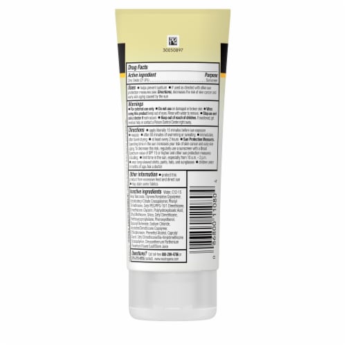 Neutrogena Sheer Zinc Dry-Touch Sunscreen Broad Spectrum SPF 50 Perspective: bottom
