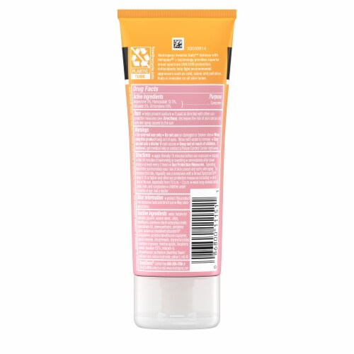 Neutrogena Invisible Daily Defense Sunscreen Lotion Broad Spectrum SPF 60+ Perspective: bottom