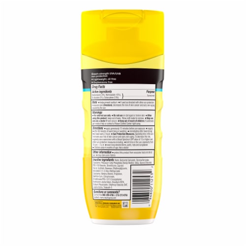 Neutrogena Beach Defense Sunscreen Lotion with Broad Spectrum SPF 50 UVA/UVB & Water Resistant Perspective: bottom