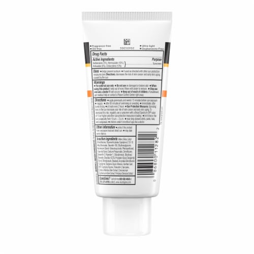 Neutrogena Clear Face Facial Sunscreen for Acne-Prone Skin SPF 50 UVA/UVB Protection Perspective: bottom