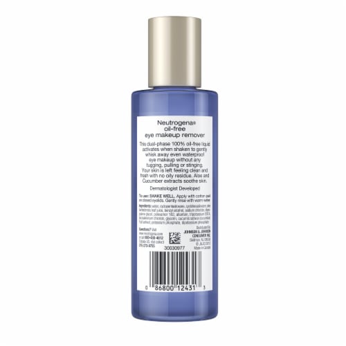 Neutrogena Oil-Free Liquid Eye Makeup Remover Perspective: bottom