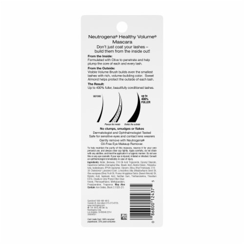 Neutrogena Healthy Volume Lash-Plumping Mascara Clump and Flake-Free 02 Black Perspective: bottom