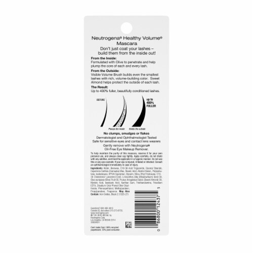 Neutrogena Healthy Volume Lash-Plumping Mascara Clump and Flake-Free 02 Black Perspective: bottom