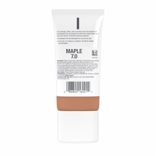 Neutrogena Clear Coverage Flawless Matte CC Cream with Niacinamide Maple Perspective: bottom
