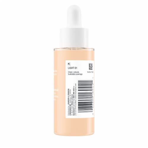 Neutrogena Healthy Skin Sensitive Skin Serum Foundation with Pro-Vitamin B5 01 Light Perspective: bottom