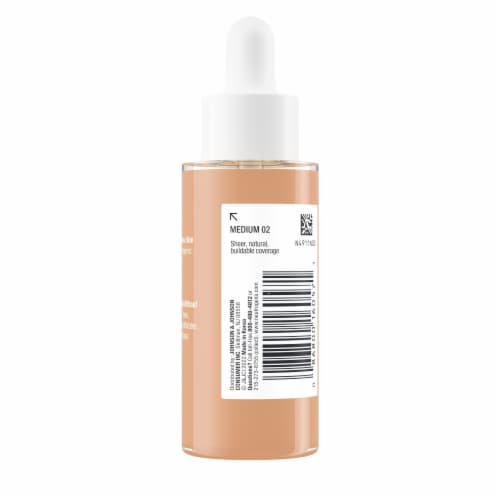 Neutrogena Healthy Skin Serum Foundation for Sensitive Skin with Pro-Vitamin B5 02 Medium Perspective: bottom
