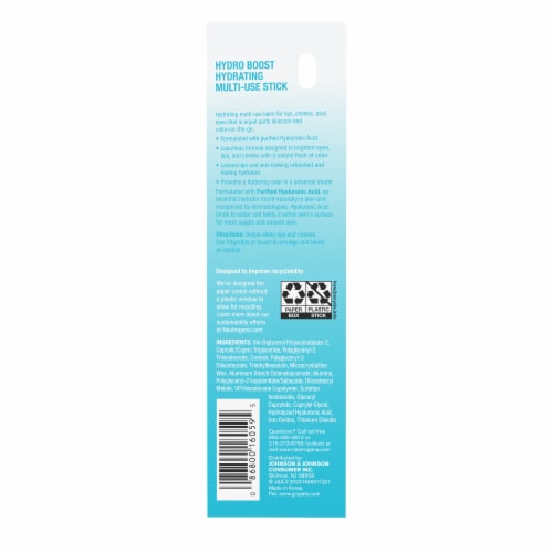 Neutrogena Hydro Boost Hydrating Multi-Use Makeup Stick with Hyaluronic Acid Temptation Perspective: bottom