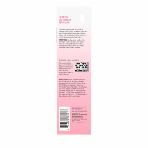 Neutrogena Healthy Definition Mascara Lengthens & Volumizes Lashes Carbon Black Perspective: bottom