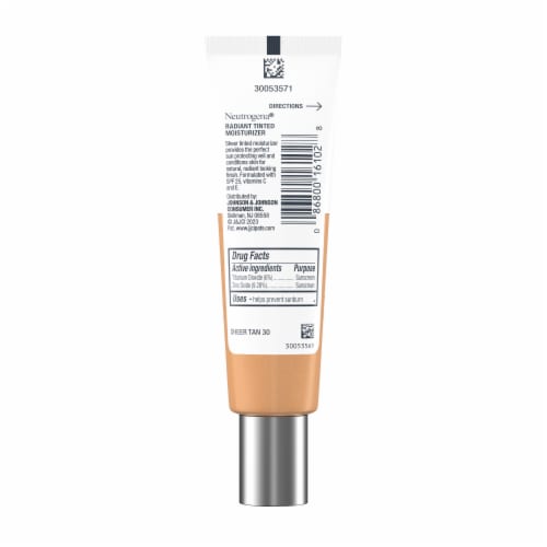 Neutrogena Healthy Skin Radiant Tinted Facial Moisturizer with SPF 25 30 Sheer Tan Perspective: bottom