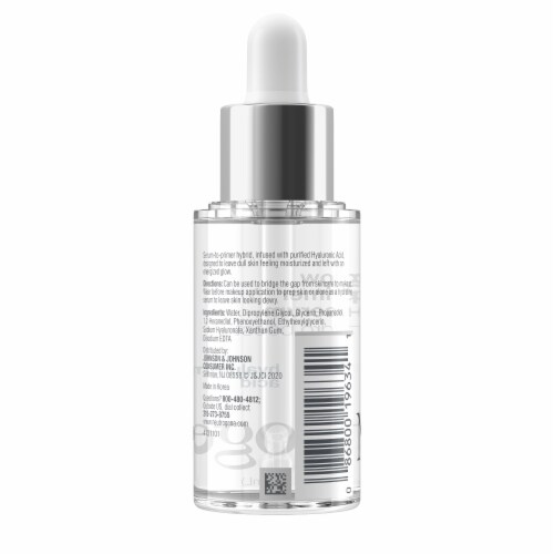 Neutrogena Hydro Boost Glow Booster Primer & Serum Moisturizing Face Serum-to-Primer Hybrid Perspective: bottom