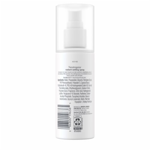 Neutrogena Healthy Skin Radiant Makeup Setting Spray for Healthy Looking Glowing Skin Perspective: bottom