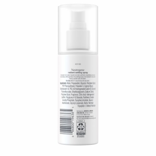 Neutrogena Healthy Skin Radiant Makeup Setting Spray for Healthy Looking Glowing Skin Perspective: bottom