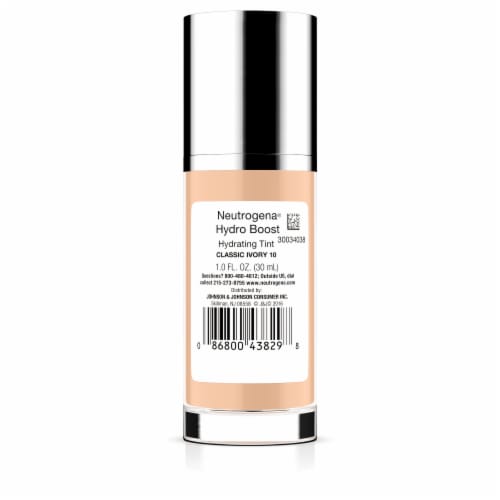 Neutrogena Hydro Boost Hydrating Tint Liquid Foundation with Hyaluronic Acid 10 Classic Ivory Perspective: bottom