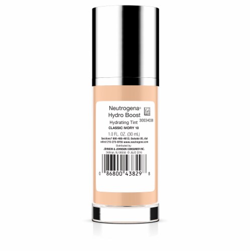 Neutrogena Hydro Boost Hydrating Tint Liquid Foundation with Hyaluronic Acid 10 Classic Ivory Perspective: bottom