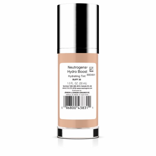 Neutrogena Hydro Boost Hydrating Tint Liquid Foundation with Hyaluronic Acid 30 Buff Color Perspective: bottom