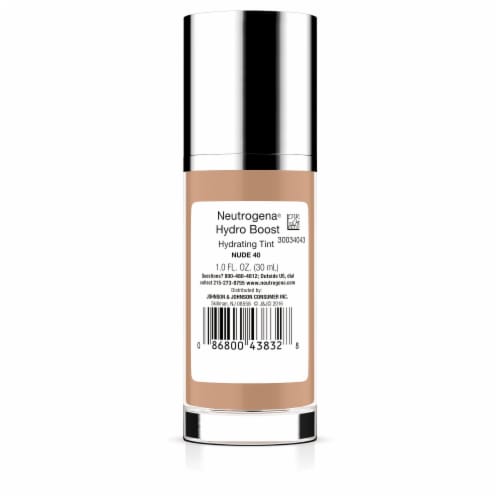 Neutrogena Hydro Boost Hydrating Tint with Hyaluronic Acid 40 Nude Color Perspective: bottom
