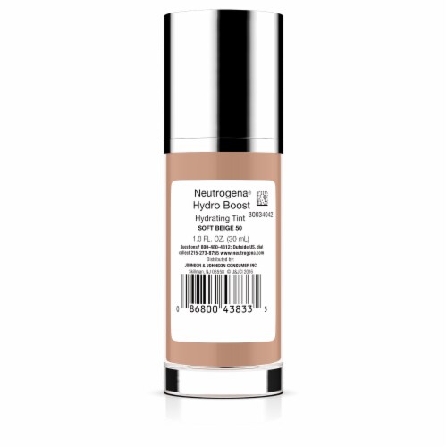 Neutrogena Hydro Boost Hydrating Liquid Foundation with Hyaluronic Acid Oil-Free Soft Beige Perspective: bottom