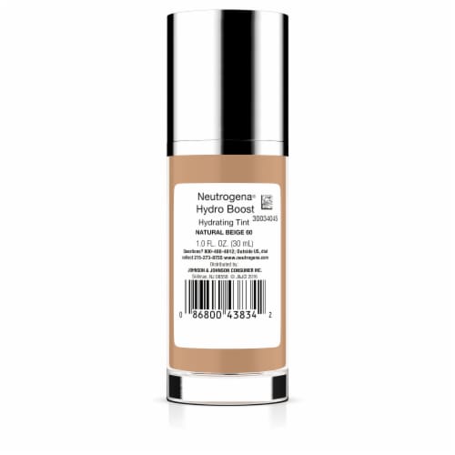 Neutrogena Hydro Boost Hydrating Tint Liquid Foundation with Hyaluronic Acid 60 Natural Beige Perspective: bottom