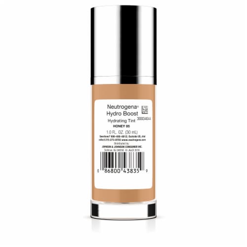 Neutrogena Hydro Boost Hydrating Tint Liquid Foundation with Hyaluronic Acid 85 Honey Perspective: bottom