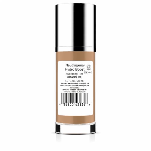 Neutrogena Hydro Boost Hydrating Tint with Hyaluronic Acid Oil-Free & Non-Comedogenic 105 Caramel Perspective: bottom