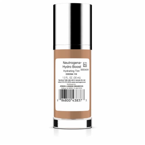 Neutrogena Hydro Boost Liquid Foundation with Hyaluronic Acid 115 Cocoa Color Perspective: bottom
