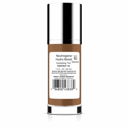 Neutrogena Hydro Boost Foundation with Hydrating Tint and Hyaluronic Acid 135 Chestnut Color Perspective: bottom