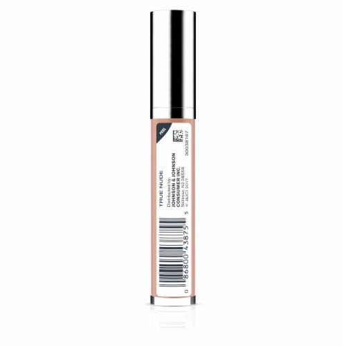 Neutrogena Hydro Boost Moisturizing Lip Gloss with Hyaluronic Acid to Soften Lips 15 True Nude Perspective: bottom