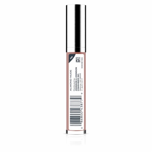 Neutrogena Hydro Boost Moisturizing Lip Gloss with Hyaluronic Acid 27 Almond Nude Color Perspective: bottom