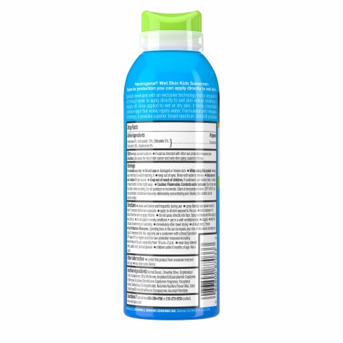 Neutrogena Kids Water-Resistant Oil-Free SPF 70+ Sunscreen Spray Perspective: bottom