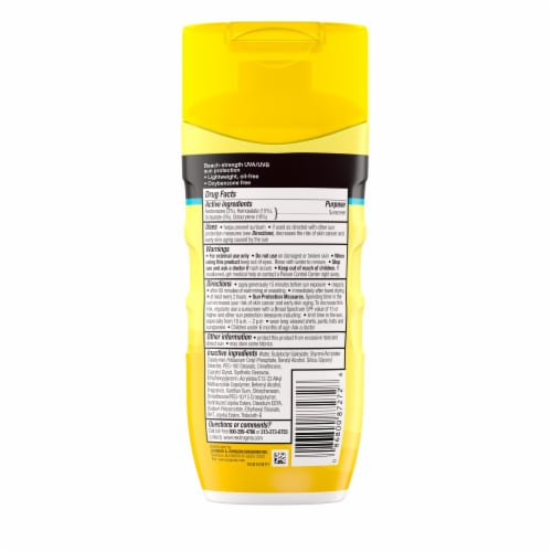 Neutrogena Beach Defense Sunscreen Lotion Broad Spectrum SPF 70 Perspective: bottom
