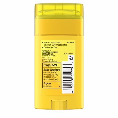 Neutrogena Beach Defense Face & Body Sunscreen Stick SPF 50+ Broad Spectrum UVA/UVB Protection Perspective: bottom