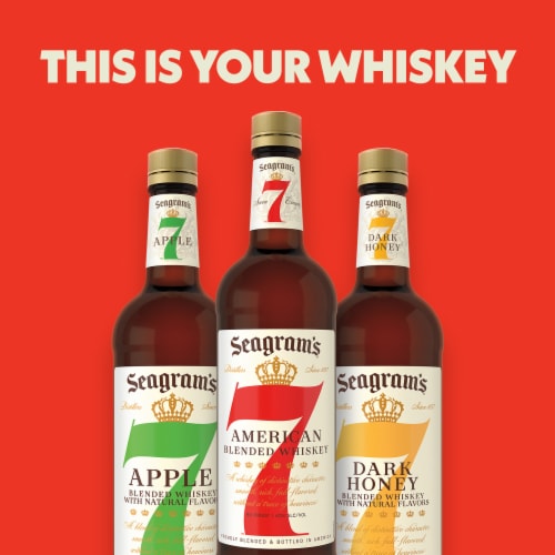 Seagram's 7 Crown American Blended Whiskey Perspective: bottom